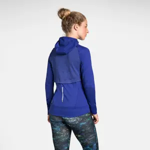 Chaqueta mujer intermedia con capucha Odlo Millenium Yakwarm image-5