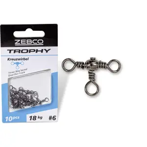 Lot of 10 pieces of clover swivels Zebco Trophy image-0