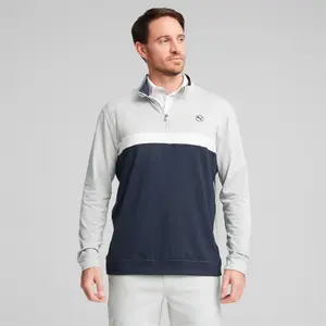 Top de treino de golfe com fecho de 1/4 Puma Pure Colorblock image-2