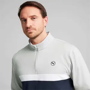 Top de treino de golfe com fecho de 1/4 Puma Pure Colorblock image-5