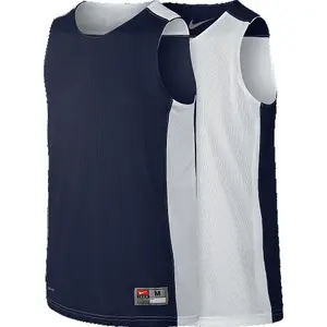 Reversible tank top Nike bleu/blanc image-0