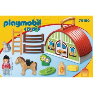 Simulation sets 1.2.3 valisette farme Playmobil image-1