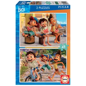 Puzzle 2 x 48 pieces Disney image-1
