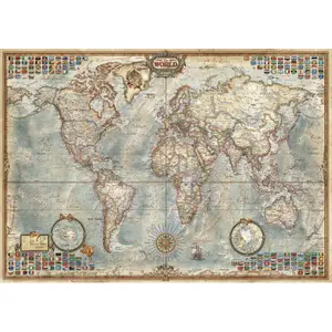 1500 piece puzzle Educa Mapa Mundo image-0