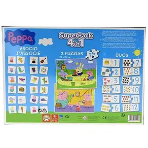 Set of 4 educational games Peppa Pig SúperLot image-0