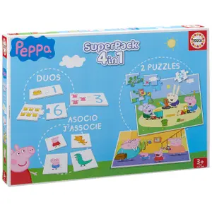 Set of 4 educational games Peppa Pig SúperLot image-2