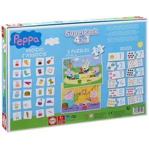 Set of 4 educational games Peppa Pig SúperLot image-3