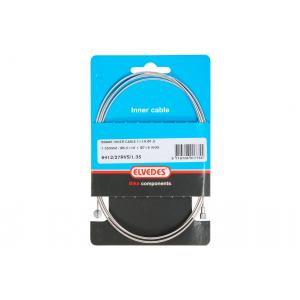 Cavo del freno 1x19 filo di acciaio inox ø1,5mm testa a V ø5,5x10 e pinza a T Elvedes image-1