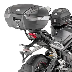 Στήριγμα βαλίτσας μοτοσυκλέτας Givi Monokey ou Monolock Triumph Street Triple 765 (17 à 20) image-1