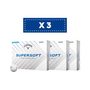 Lot von 3 Bällen Callaway Supersoft