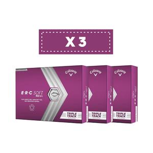 Set van 3 golfballen Callaway Erc Soft Reva 2023