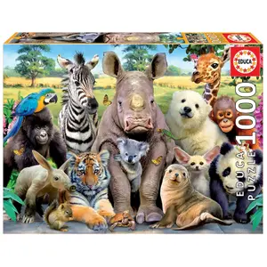 1000 piece puzzle Educa Foto De Clase image-1