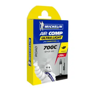 Τρόμπα αέρα βαλβίδας Presta Michelin 700 x 18-23 60 mm 78g image-0