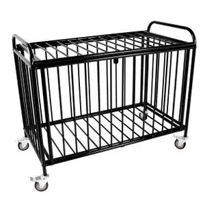 Metal storage trolley 