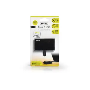USB-C hub se 4 porty USB 3.0 Port Designs image-3