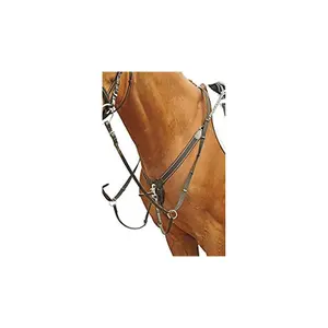 Wide Elastic Horse Hunting Collar HKM image-2