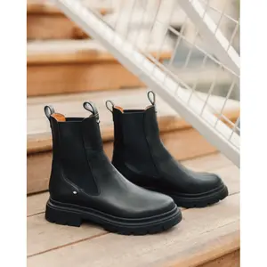 Boots femme Bons Baisers de Paname Patti-Cuir Noir image-2