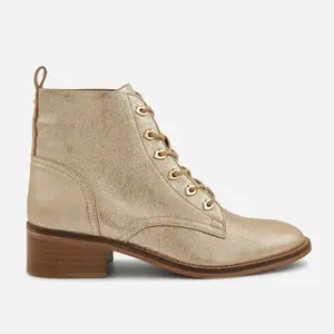 Botas de mujer Bons Baisers de Paname Paulette-Cuir Or image-1