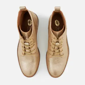 Botas de mujer Bons Baisers de Paname Paulette-Cuir Or image-2