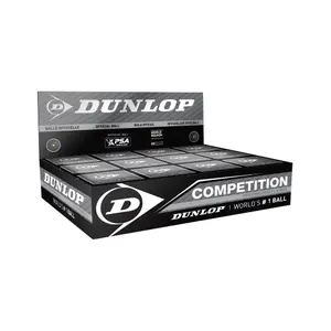 700112-lot-de-12-balles-de-squash-dunlop-competition-noir-tu