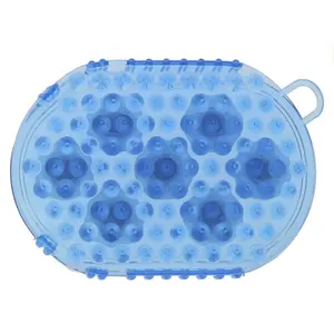 Luvas de passeio de dupla face para massagem hippotónica e de caril image-0