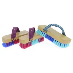Brosse pour cheval Hippo-Tonic Magnet Brush Bicolore image-0