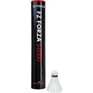 Tube of 12 badminton shuttlecocks FZ Forza S-5000 Speed 77
