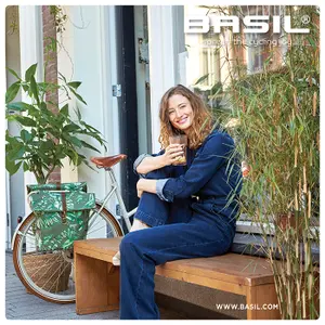Et par reflekterende bæreposer Basil Ever-Green 28-32L image-2