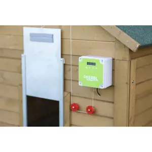 Aluminiowe drzwi przesuwne dla kurcząt Kerbl image-2