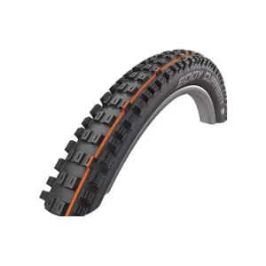 Pneumatico tubeless morbido per mountain bike Schwalbe Eddy Current Front Hs496 Evo Super Trail Addix Soft 65-622 image-1