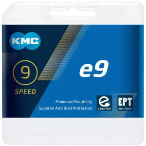 Αλυσίδα KMC E9 EPT E-Bike 1/2 x 11/128 6.6mm 9V image-1