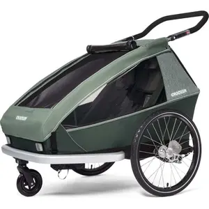 Zweisitziger Fahrradanhänger Kind Croozer Vaaya image-0