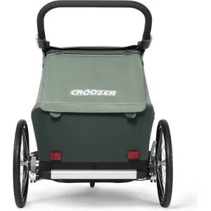 Zweisitziger Fahrradanhänger Kind Croozer Vaaya image-1