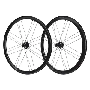 Set of 2 bicycle wheels Campagnolo Shamal C21 2Wf Disque Tubeless Ready Shimano Hg11 image-1