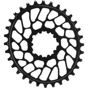 Oval aluminiumbricka Absolute Black Direct Mount BB30 SRAM 1 x 10-12 v 30 T image-1