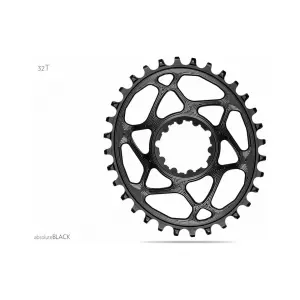 Oválný hliníkový podnos Absolute Black Direct Mount 148 BOOST SRAM 1 x 10-12 v 30 T image-3
