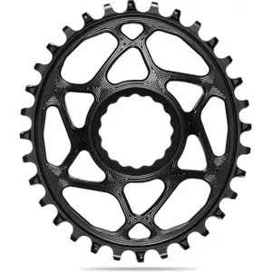 Plateau en aluminium ovale Absolute Black Direct Mount Offset Race-Face 1 x 10-12 v 30 T image-0