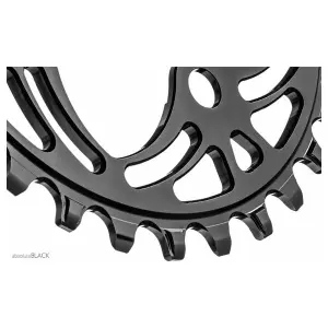 4-Arm-Platte aus Aluminium Absolute Black 38 T 104 BCD 1 x 10-12 v image-2