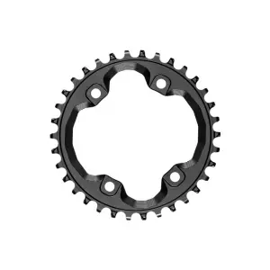 Asymetrický hliníkový rám s 4 rameny s vloženou šroubovicí Absolute Black 96 BCD Shimano XT M8000 30 T image-1