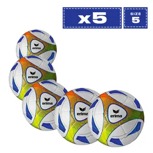 Set aus 5 Fußbällen Erima Hybrid Training