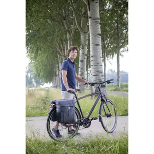 Vodotěsná polyesterová brašna na nosič bicyklu s reflexními prvky New Looxs Vigo image-4