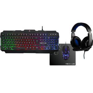 Clavier et souris, casque, tapis The G-Lab Gaming Combo ARGON-E