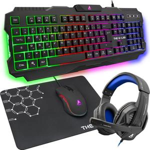 Clavier et souris, casque, tapis The G-Lab Gaming Combo ARGON-E image-1