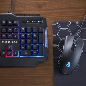 Clavier et souris, casque, tapis The G-Lab Gaming Combo ARGON-E image-2