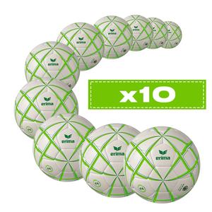 Set van 10 Sportsballen Erima Magic White