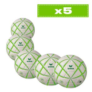 Set van 5 Sportsballen Erima Magic White