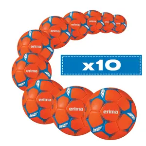 Lot de 10 ballons de handball enfant Erima Flash