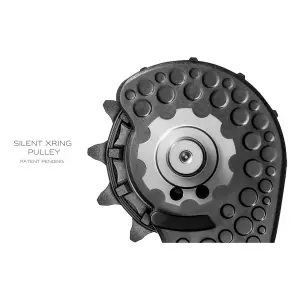 Hintere Umwerferkappe aus Carbon Absolute Black Hollowcage Shimano 9200 image-1
