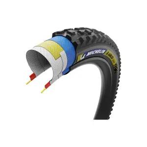 Μαλακό πίσω λάστιχο ποδηλάτου Michelin Wild Tlr Racing Line image-3