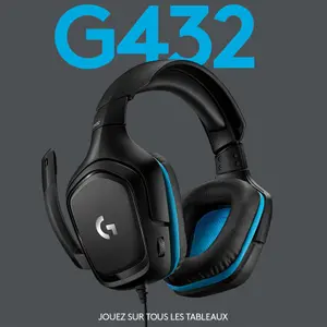Casque micro Logitech G432 7.1 image-1